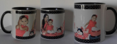 canecas com interior  e alça colorido